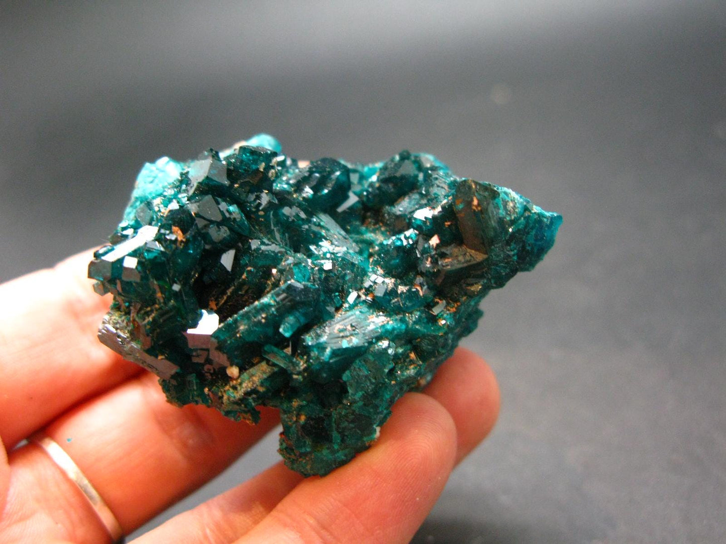 Very Nice Dioptase Cluster from Congo - 2.0" - 70.83 Grams