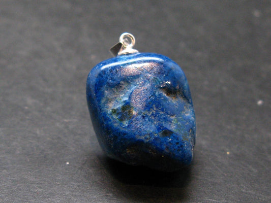 Shattuckite Silver Pendant from Namibia - 1.2" - 10.30 Grams