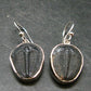 Trilobite Silver Earrings from USA - 1.3" - 3.76 Grams