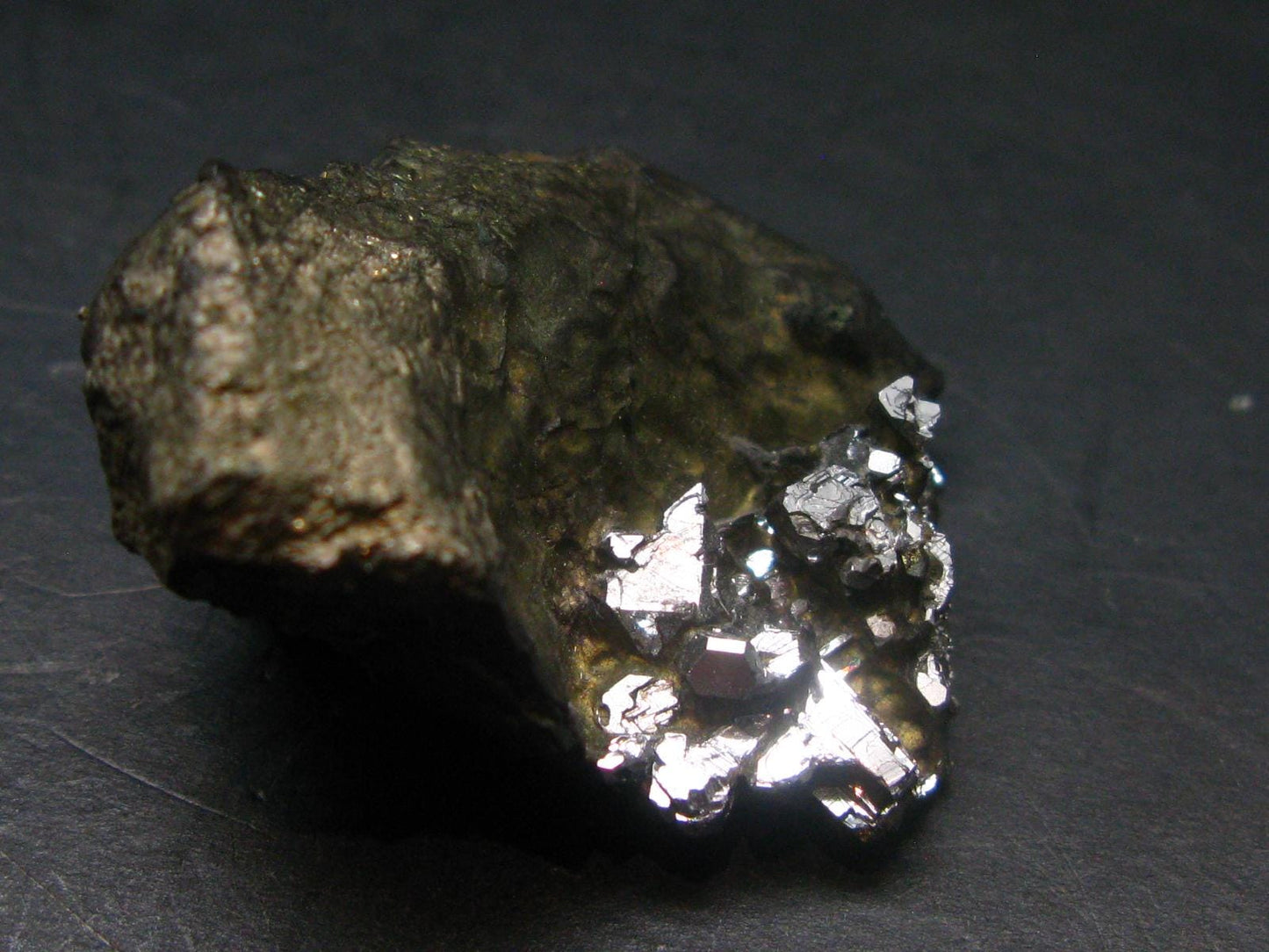 Sperrylite Crystals On Matrix From Norilsk Russia - 1.6" - 10+ Crystals
