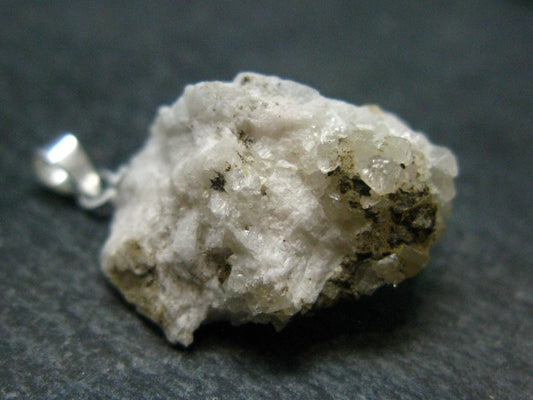 Phenakite Phenacite Crystal Silver Pendant from Colorado - 1.1" - 3.51 Grams