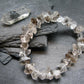 Tibetan Black Quartz Genuine Bracelet ~ 7 Inches ~ 12mm Crystal Beads