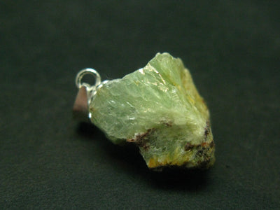Very Rare Phosphophyllite Silver Pendant From Bolivia - 0.8" - 2.05 Grams