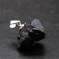 Metallic Silver Black Cuprite Sharp Octahedral Crystal Silver Pendant From Russia - 4.70 Grams