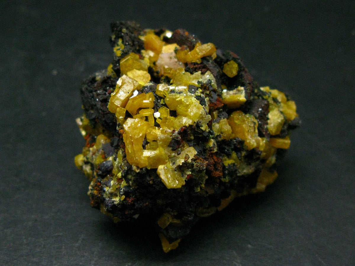 Nice Large Yellow Mimetite Cluster from Congo - 1.8"