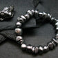 Meteorite Gibeon Genuine Bracelet ~ 7 Inches ~ 10mm Tumbled Beads