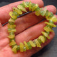 Peridot & Brucite Genuine Bracelet ~ 7 Inches ~ 12mm Crystal Beads
