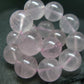 Rose Quartz Genuine Bracelet ~ 7 Inches ~ 15mm Round Beads