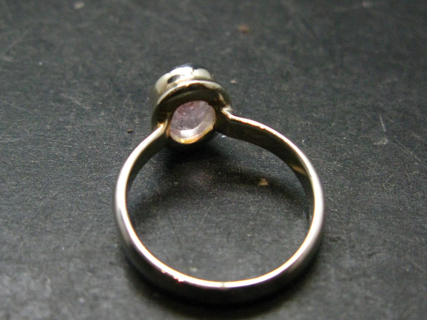 Pink Beryl!! Amazing Natural Morganite Silver Ring From Brazil - Size 7 - 3.18 Grams
