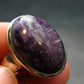 Very Rare Kammererite Chrome Clinochlore Silver Ring from Turkey - Size 7.5