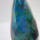Chrysocolla Pendant Blue Green Gemstone Silver Necklace Natural Stone Statement Jewelry Gift
