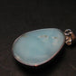 Rare Blue Larimar Pectolite Silver Pendant From Dominican Republic - 1.0" - 2.73 Grams