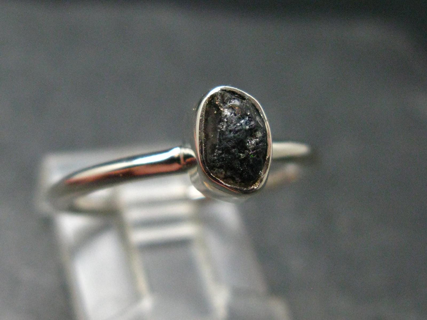 Alexandrite Crystal Silver Ring From Brazil - Size 7 - 1.92 Grams