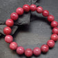 Rhodonite Gem Genuine Bracelet ~ 7 Inches ~ 10mm Round Beads