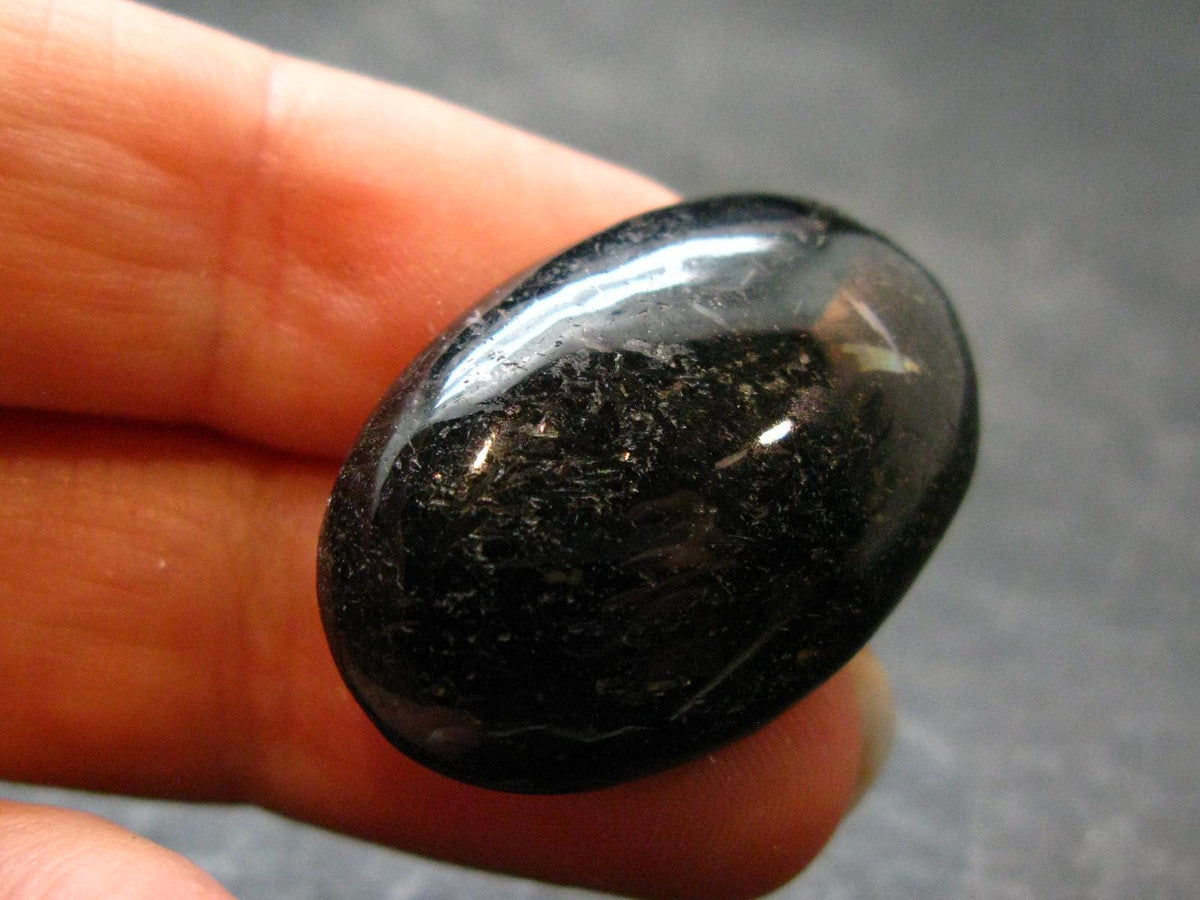 Rare Nuumite Nuummite Cabochon From Greenland - 1.1" - 6.32 Grams