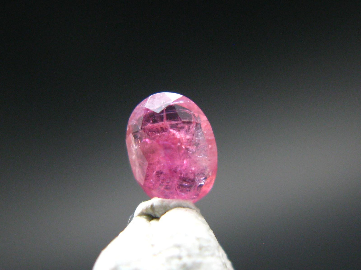 Beautiful Rare Gem Bixbite Red Beryl Emerald Cut Stone From Utah USA - 0.27 Carats - 4.9x3.6mm