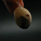 Very Rare White Cryolite 925 Silver Pendant from Greenland - 1.1" - 4.35 Grams