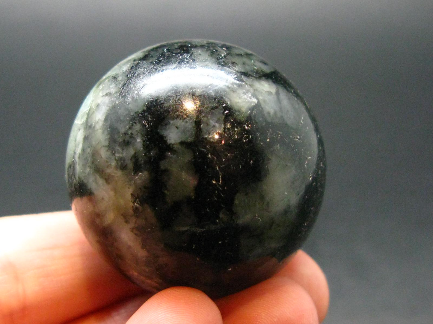 Emerald Sphere Ball From Brazil - 1.4" - 64.84 Grams