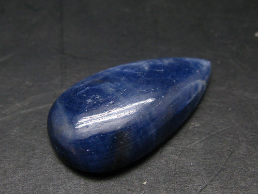 Blue Sapphire Corundum Cabochon From Madagascar - 1.5" - 13.65 Grams