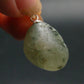 Phenakite Phenacite Tumbled Silver Pendant From Russia - 1.0" - 4.0 Grams