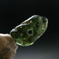 Moldavite Tektite Tumbled Bead from Czech Republic - 13 mm - 3.75 Carats