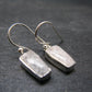 Natrolite Silver Earrings From Russia - 2.69 Grams