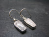 Natrolite Silver Earrings From Russia - 2.69 Grams