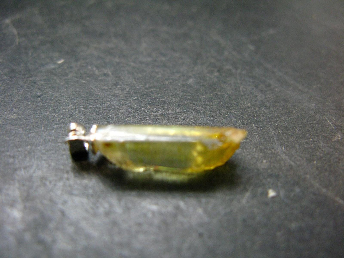 Zincite Zinkite Crystal 925 Silver Pendant From Poland - 1.0" - 2.13 Grams