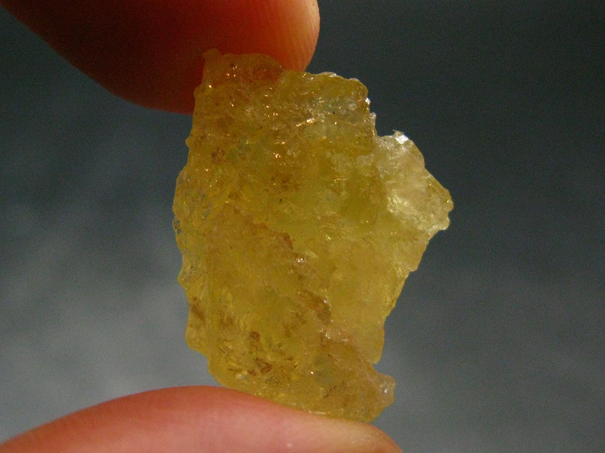 Etched Heliodor (Yellow Beryl) Crystal from Brazil - 27.25 Carats - 0.9"