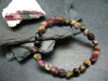 Watermelon Bicolor Tourmaline Genuine Bracelet ~ 7 Inches ~ 7mm Tumbled Beads