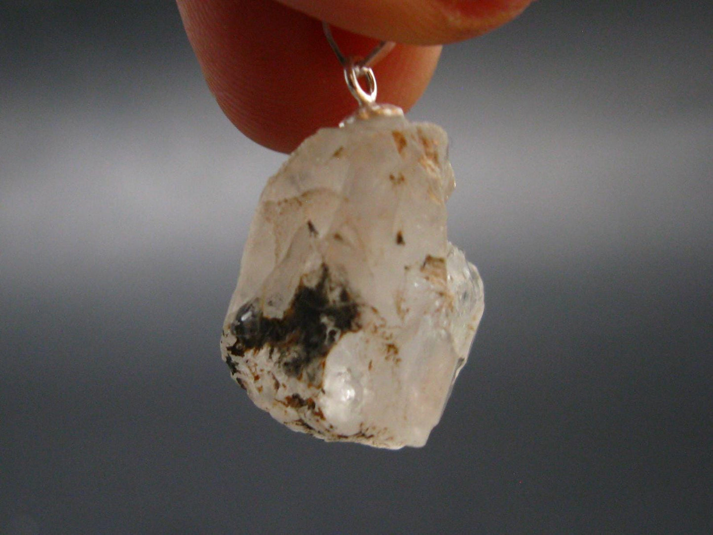 Rare Phenakite Phenacite Crystal Pendant from Madagascar - 23.95 Carats - 1.0"