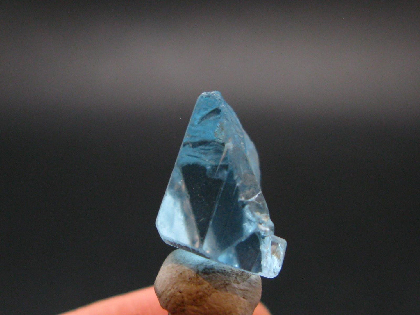 Natural Blue Topaz Crystal From Russia - 0.6" - 17.35 Carats