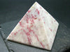 Large Cinnabar in Quartz Pyramid from Peru - 153.51 Grams - 2.2"