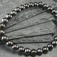 Shungite Genuine Bracelet ~ 7 Inches ~ 6mm Round Beads