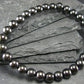 Shungite Genuine Bracelet ~ 7 Inches ~ 6mm Round Beads