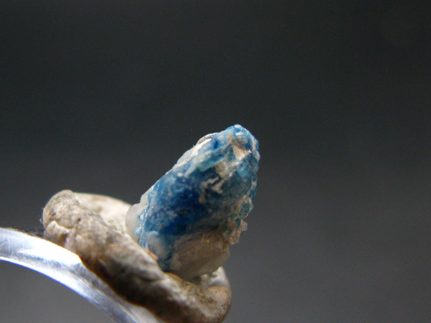 Stunning Euclase Blue Crystal From Zimbabwe - 0.41 Grams - 0.4"