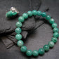 Emerald Gem Genuine Bracelet ~ 7 Inches ~ 8mm Round Beads