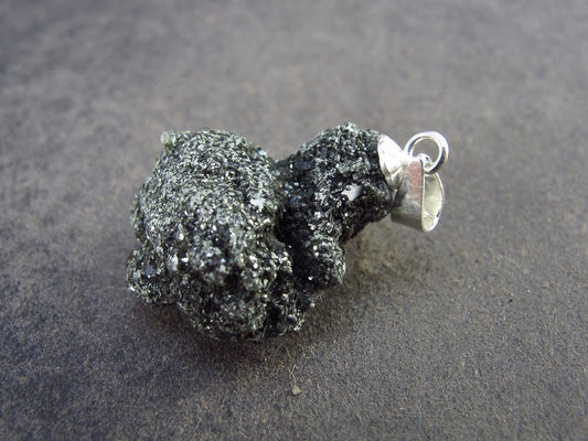 Primalite Crystal Silver Pendant From Russia - 3.73 Grams - 1.0"