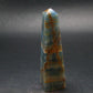 Nice Lemurian Aquatine Blue Calcite Obelisk Pyramid From Argentina - 4.5" - 181.57 Grams