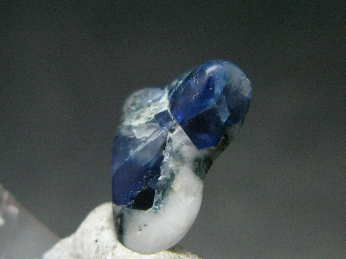 Gem Benitoite & Natrolite Polished Stone From California - 1.35 Carats