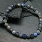 Blue Sapphire Genuine Bracelet ~ 7 Inches ~ 6mm Squared Facetted Beads