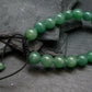 Green Aventurine Genuine Bracelet ~ 7 Inches ~ 10mm Round Beads - w/ Drawstring