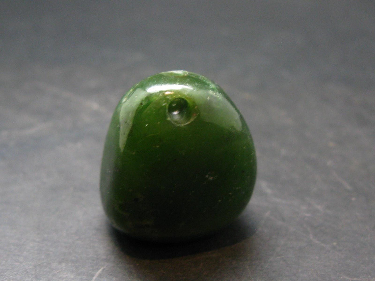 Nephrite Jade 1.1" Pendant From Canada (Metal Free) - 27.52 Grams