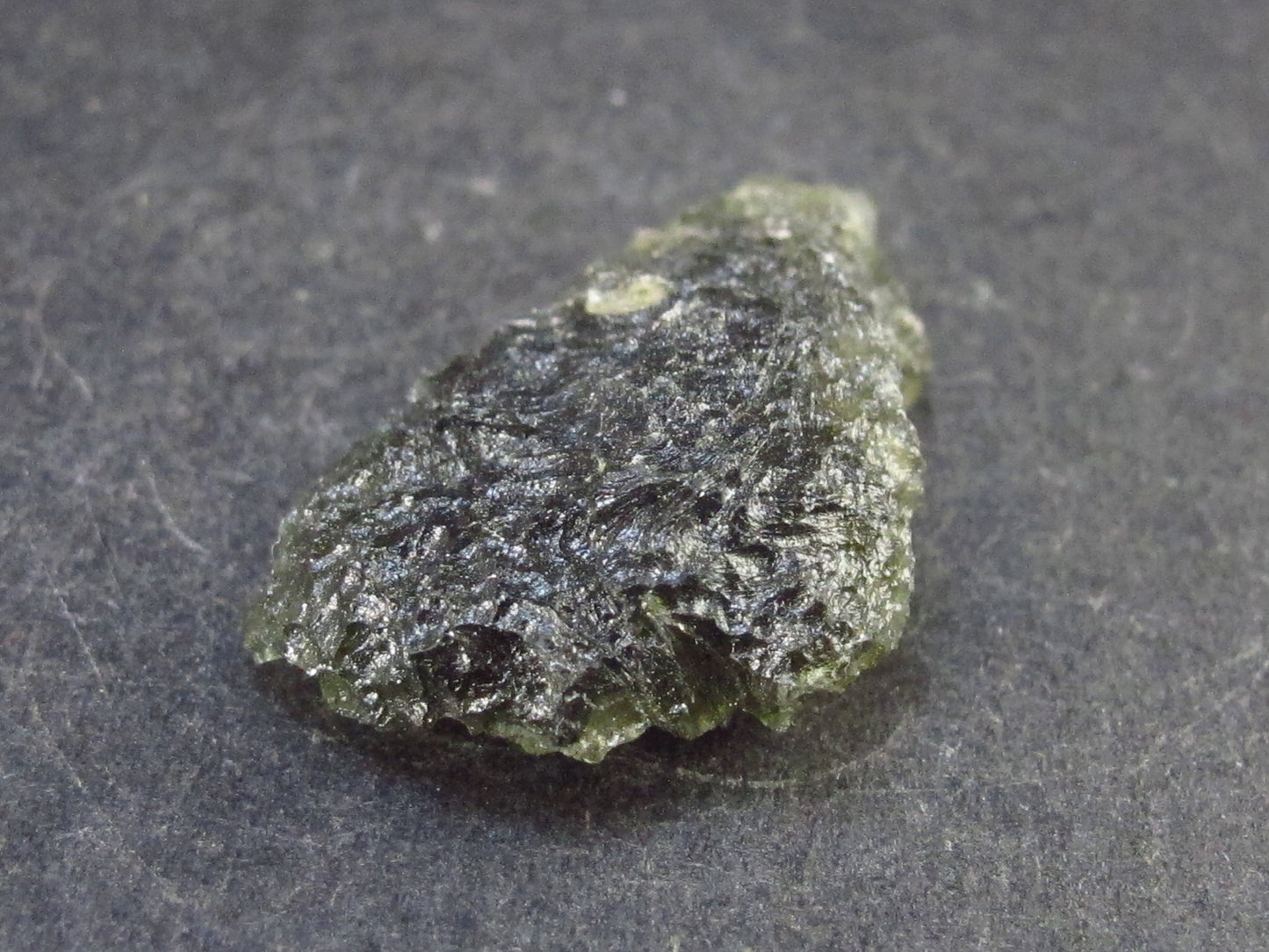 Rare Moldavite Tektite Raw Piece From Czech Republic - 1.4" - 5.4 Grams