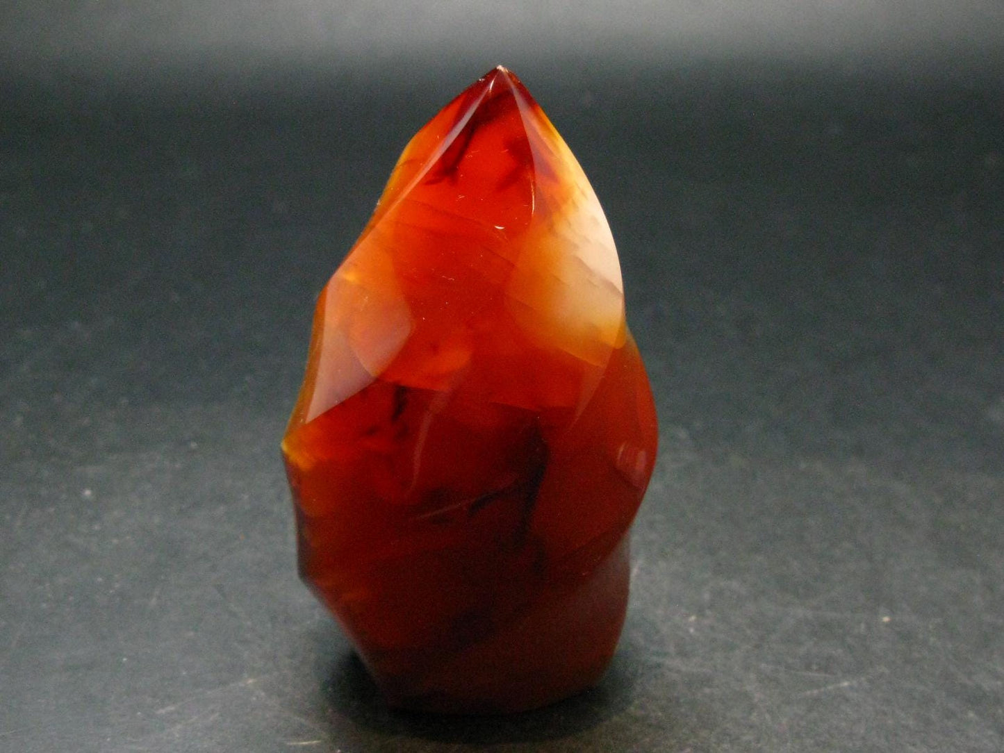 Carnelian Agate Obelisk From Madagascar - 3.1"