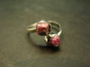 Beautiful Bixbite Red Emerald Beryl Silver Ring From Utah USA - Adjustable Size - 2.45 Grams