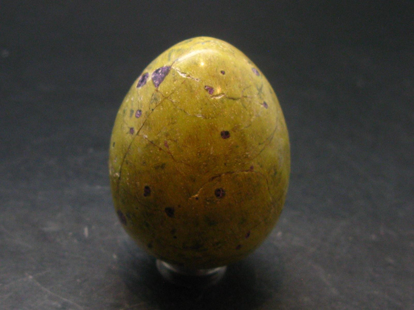 Rare Atlantasite Stichtite + Serpentine Egg from Australia - 1.9"