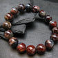Bustamite Genuine Bracelet ~ 7.5 Inches ~ 13mm Round Beads