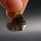 Rare Axinite Crystal Silver Pendant From Russia - 0.8" - 2.37 Grams