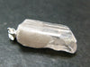 Nice Terminated Danburite Crystal Silver Pendant from Mexico - 1.3" - 3.62 Grams